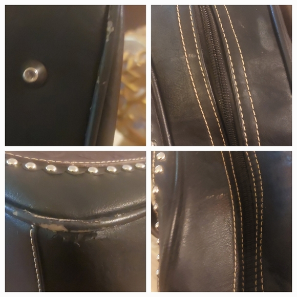 Montana West Black and Brown Studded Handbag - Picture 15 of 15